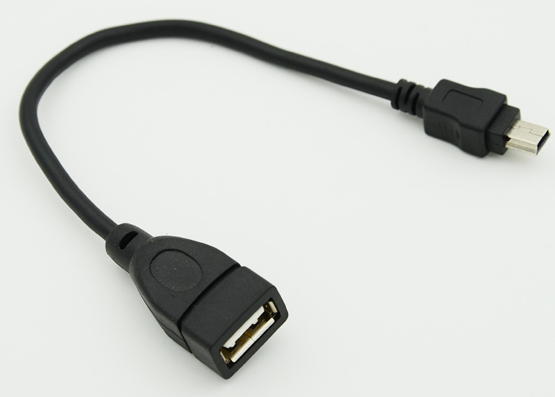 Кабель OTG USB (f)-miniUSB