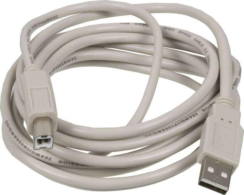 Кабель Ningbo USB2.0-AM-BM-3-BR USB