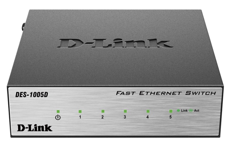 Коммутатор D-Link DES-1005D/O2B неуправляемый