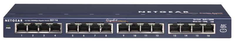 Коммутатор NetGear GS116GE неуправляемый