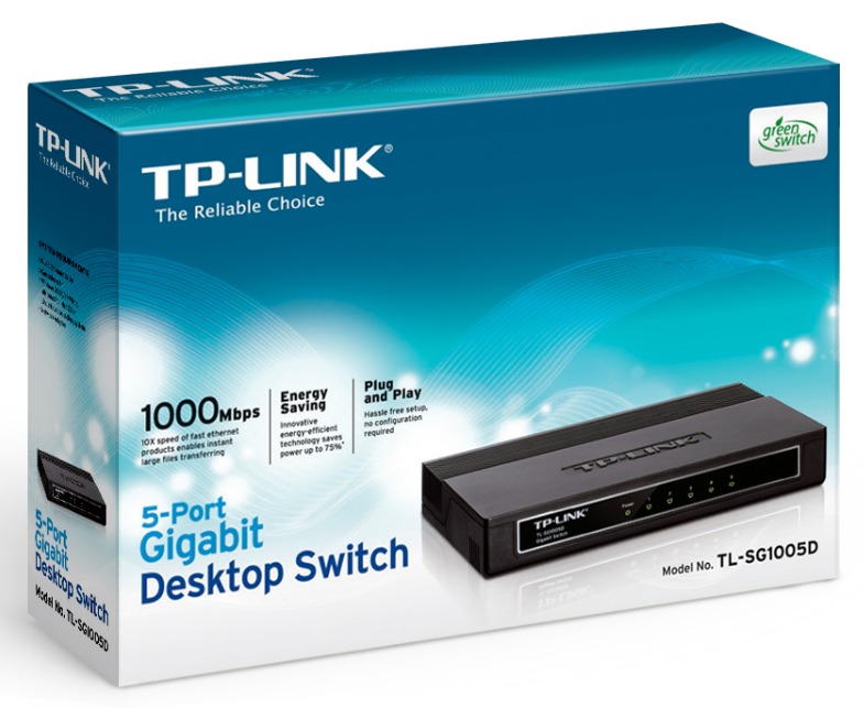 Коммутатор TP-Link TL-SG1005D неуправляемый