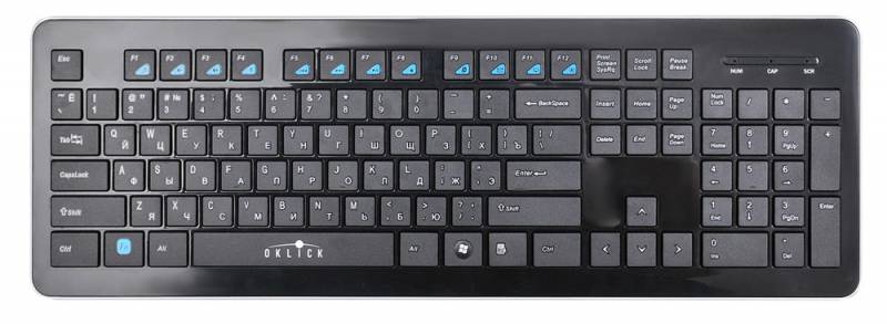 Клавиатура Oklick 540S черный