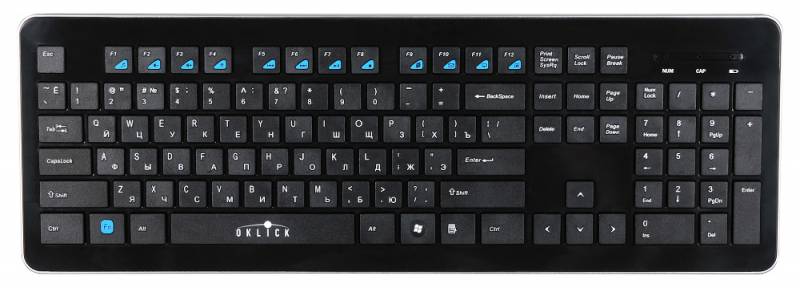 Клавиатура Oklick 870S черный