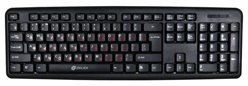 Клавиатура Oklick 90M черный
