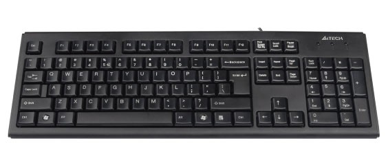 Клавиатура A4 KR-83 черный