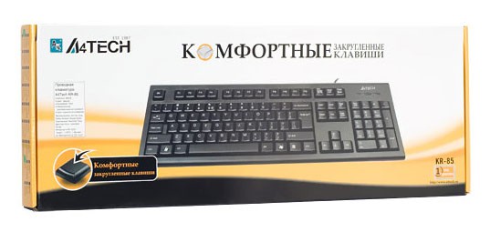 Клавиатура A4 KR-85 черный