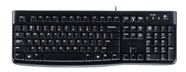Клавиатура Logitech K120 черный