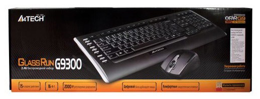 Клавиатура + мышь A4