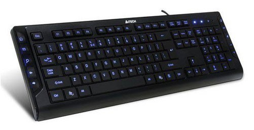 Клавиатура A4 KD-600L черный
