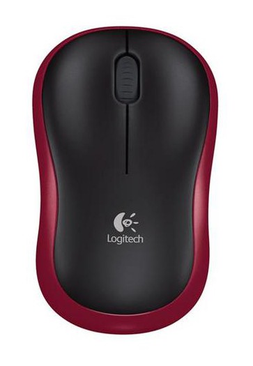 Мышь Logitech M185 красный