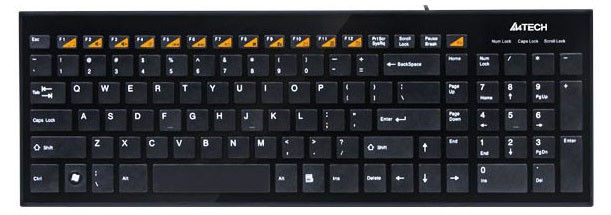 Клавиатура A4 KX-100 черный