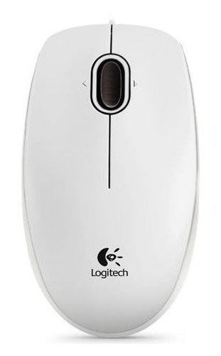 Мышь Logitech B100 белый