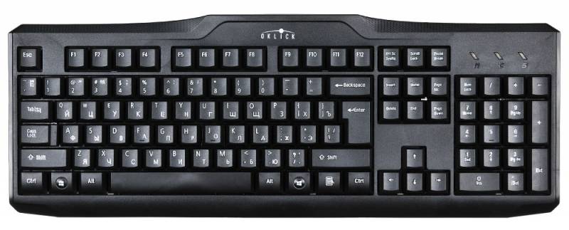 Клавиатура Oklick 170M черный