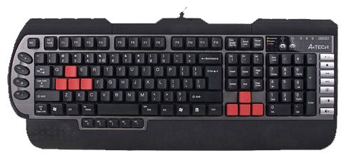 Клавиатура A4 X7-G800MU черный/серый