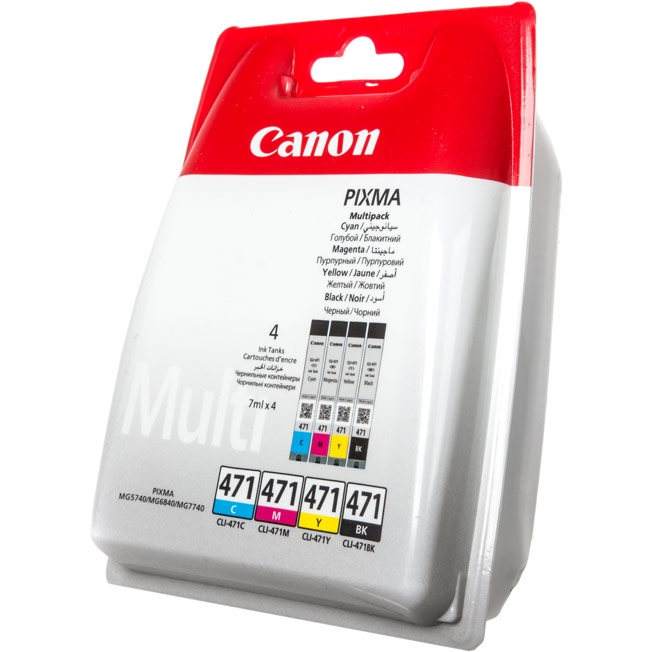 Картридж струйный Canon CLI-471C/M/Y/Bk