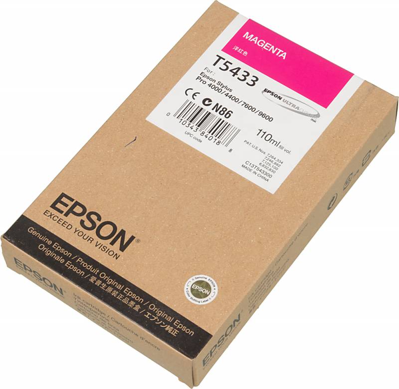 Картридж струйный Epson T5433